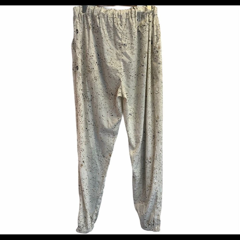 NWOT Leifsdottir Black gray wide leg dress pants 8 - Picture 4 of 10